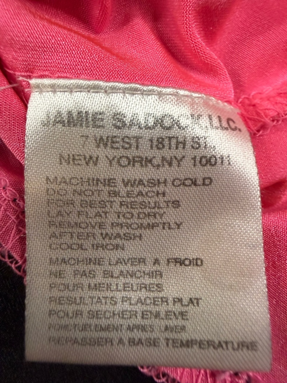 Jamie Sadock Top Womens L Pink Black Flame Zip Mock Neck Y2K Golf Athletic Shirt - Picture 5 of 7